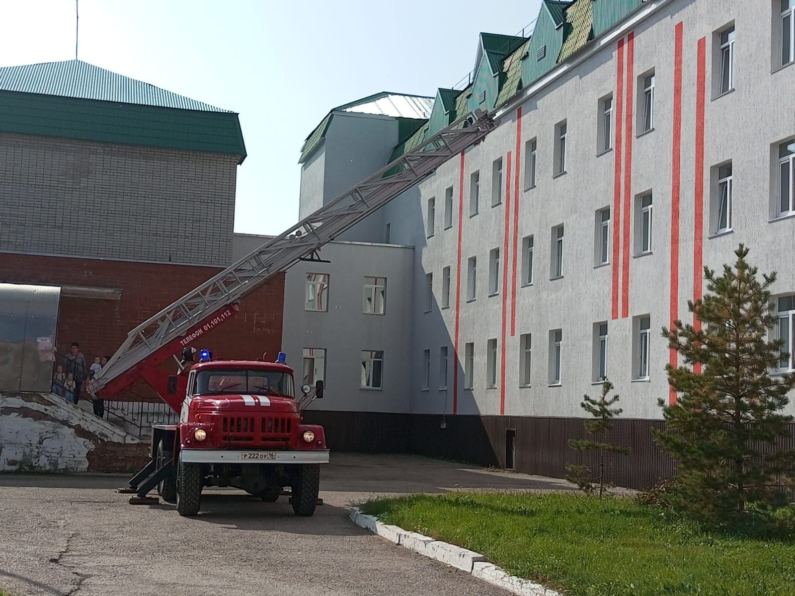 В дневном стационаре прошла учебная эвакуация