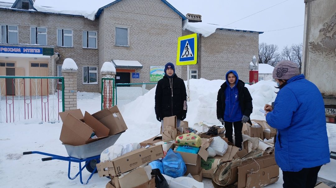 Малоуруссинская  школа участвует в акции «Сдай макулатуру — спаси дерево»