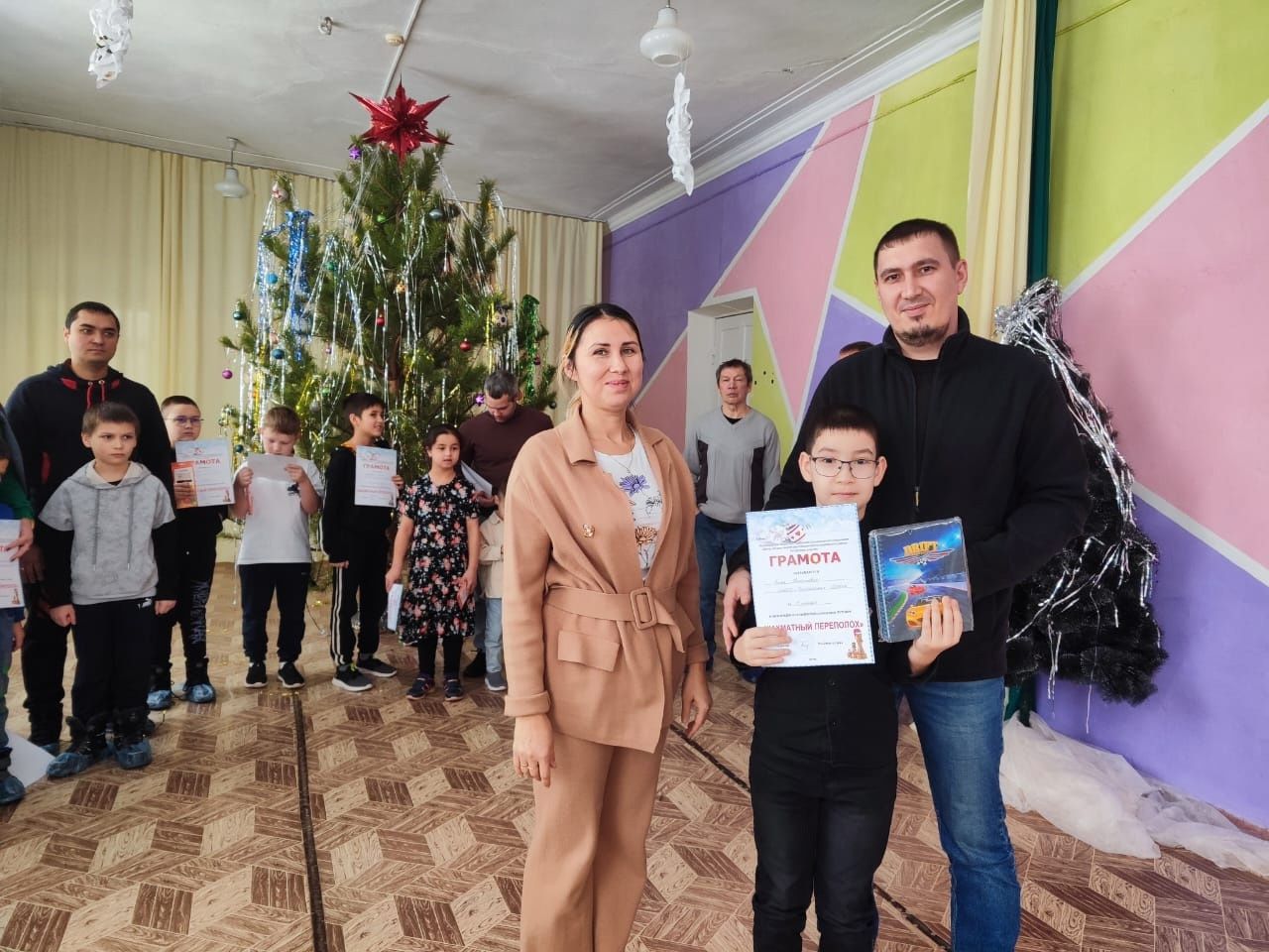 На базе Центра детского творчества состоялся новогодний семейный шахматный турнир