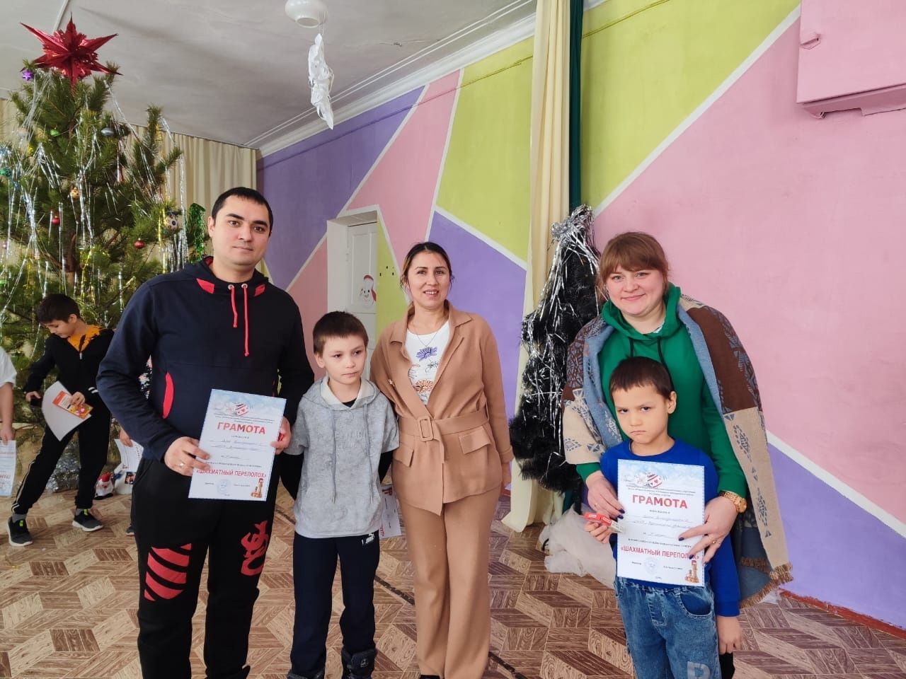 На базе Центра детского творчества состоялся новогодний семейный шахматный турнир