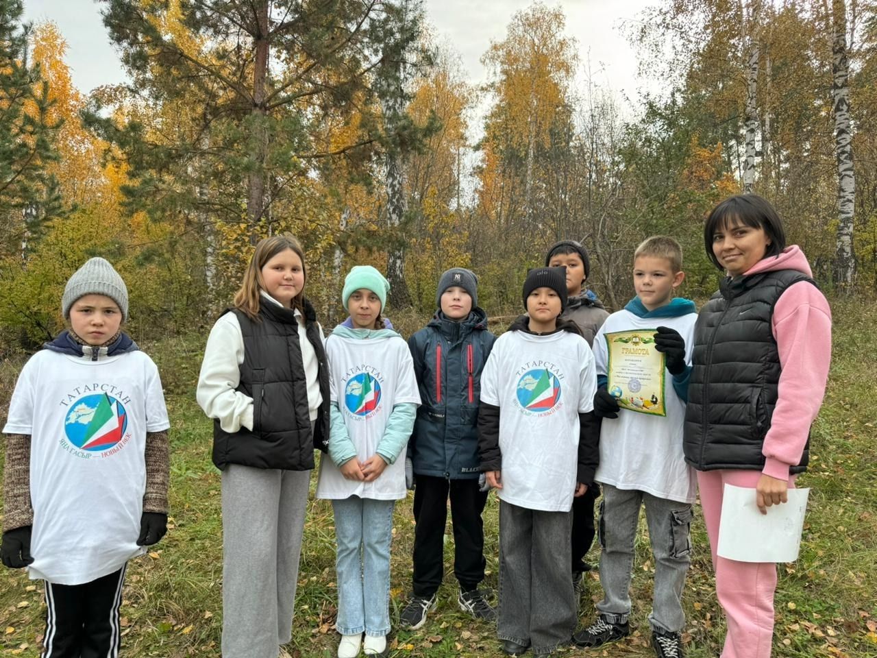 Юные экологи Ютазинской школы заботятся о природе родного края