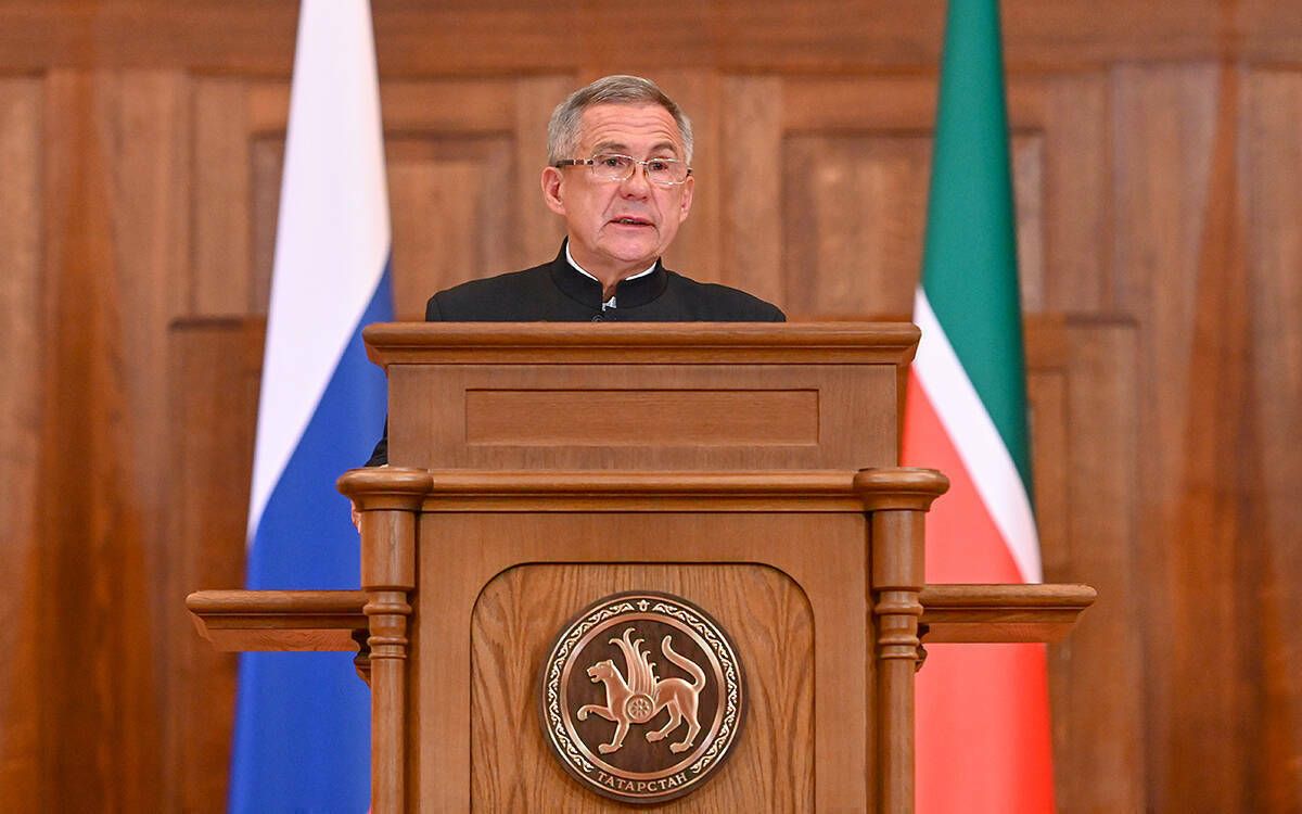 Рустам Минниханов выступит с посланием Госсовету Татарстана