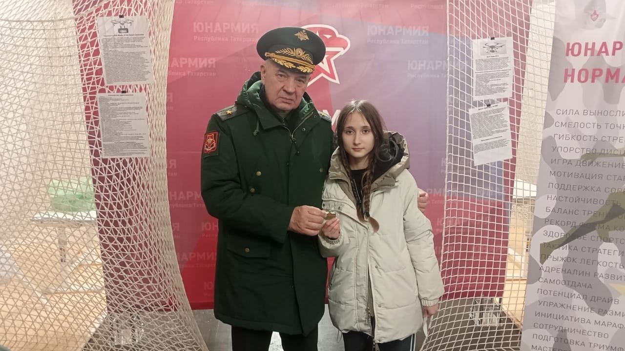 Ютазинские школьники сдали норматив «Юнармейца» в Елабуге