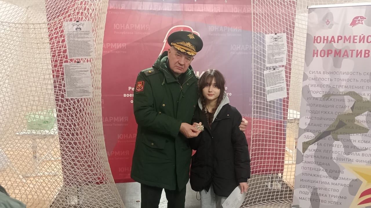 Ютазинские школьники сдали норматив «Юнармейца» в Елабуге