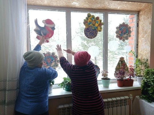 Волшебство новогодних окон