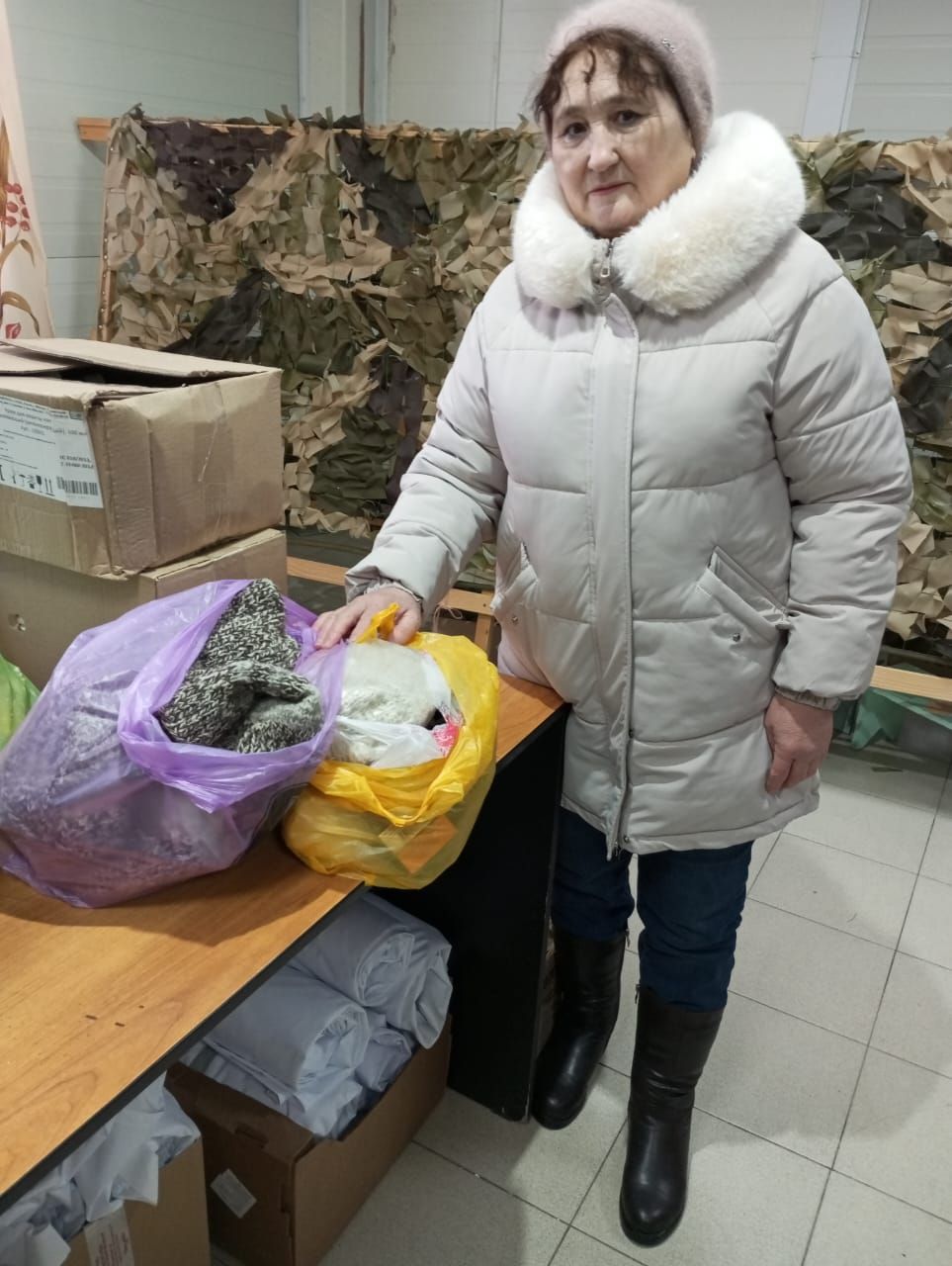 Волонтеры Ютазинского района продолжают помогать нашим бойцам СВО