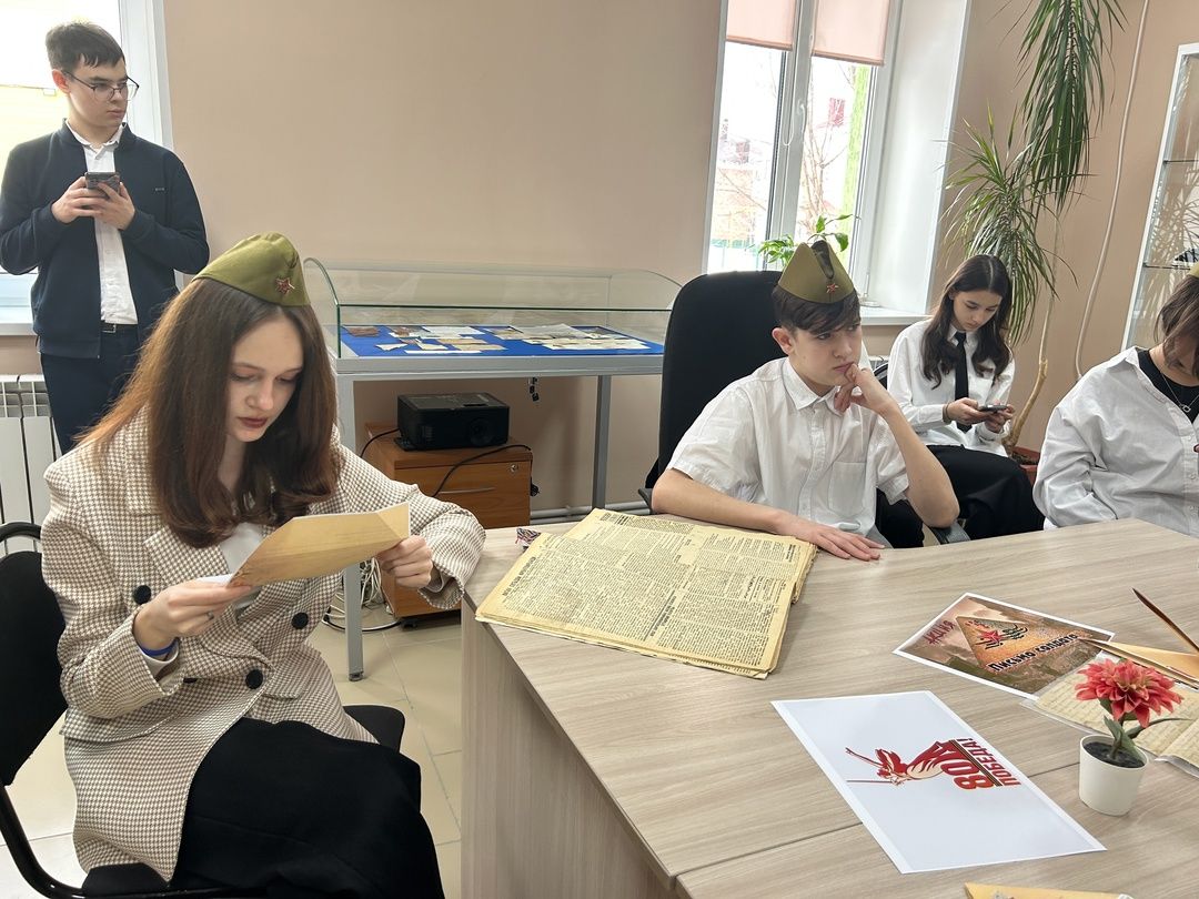 «Акция „Солдатские письма“: школьники Уруссинской школы № 2 почтили память героев Великой Отечественной войны»