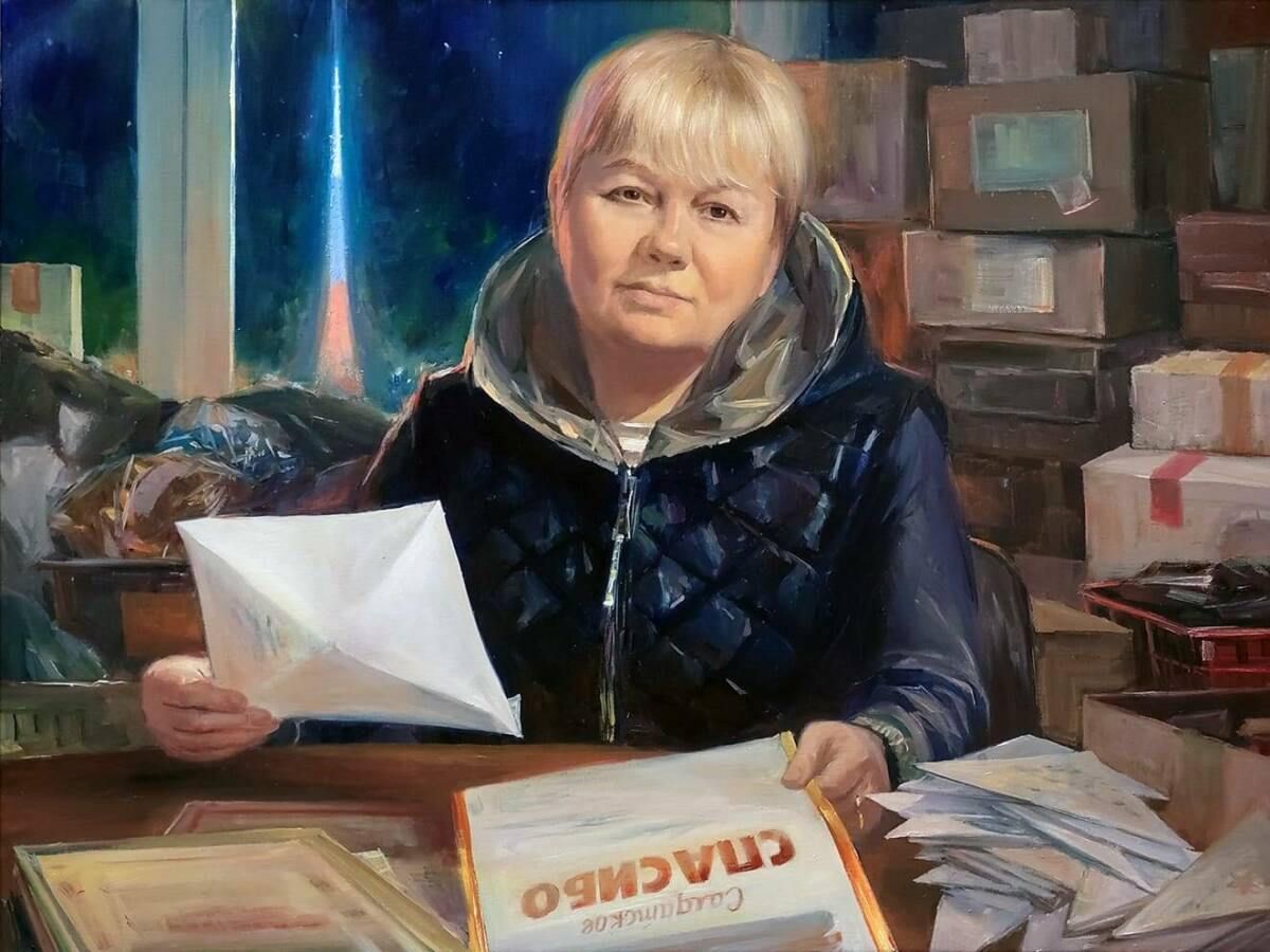 Художник из Татарстана Ильдус Муртазин написал картину «Солдатские письма», посвященную волонтеру