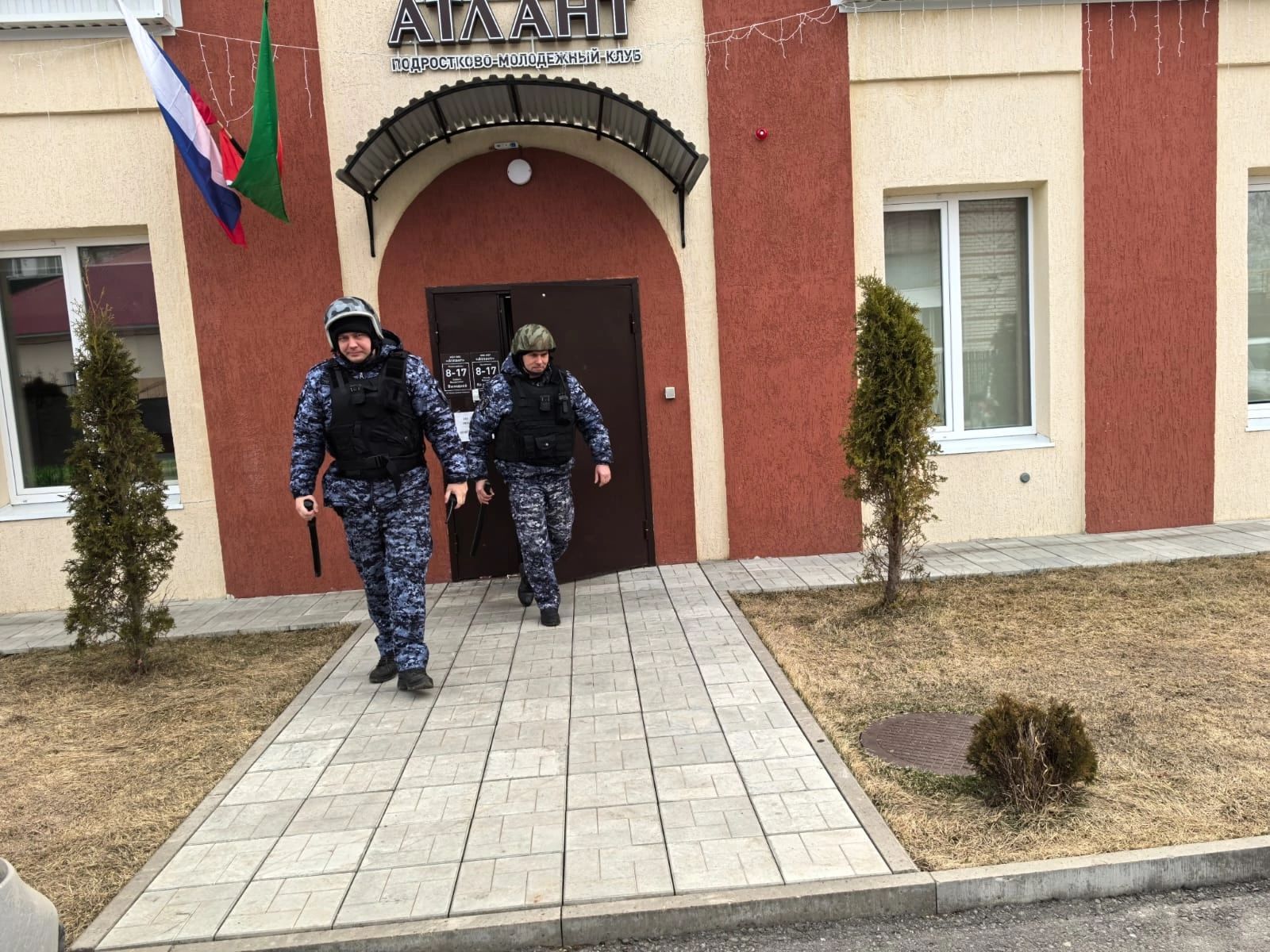 Тренировка по антитеррористической безопасности в ПМК «Атлант»