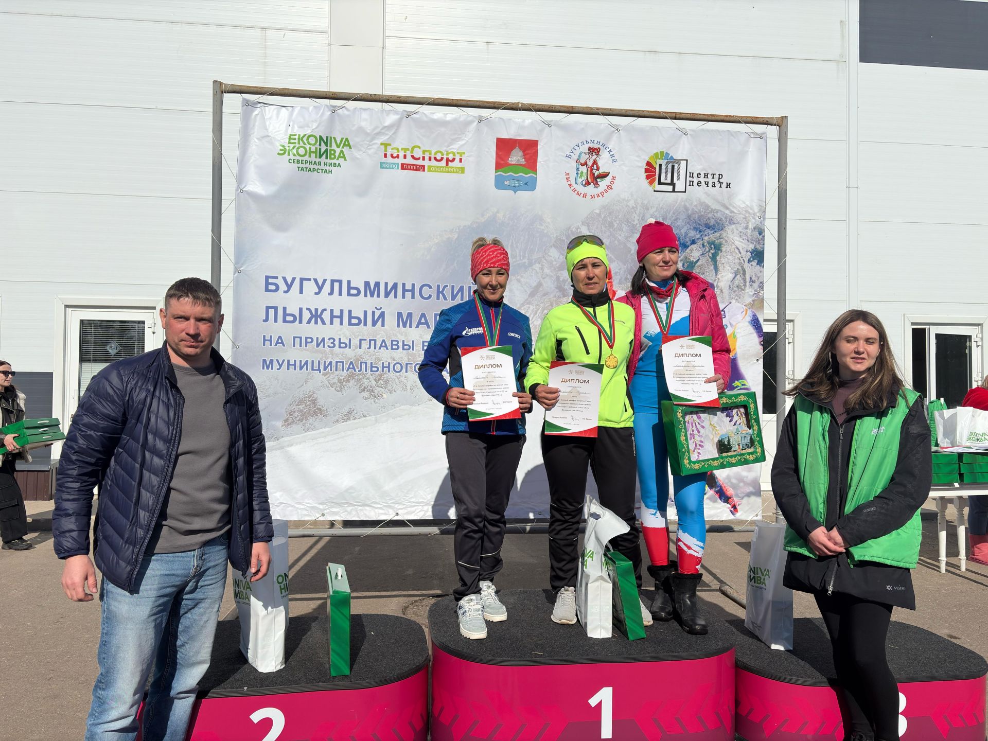 Ютазинские лыжники блестяще завершили сезон на «Бугульминском лыжном марафоне