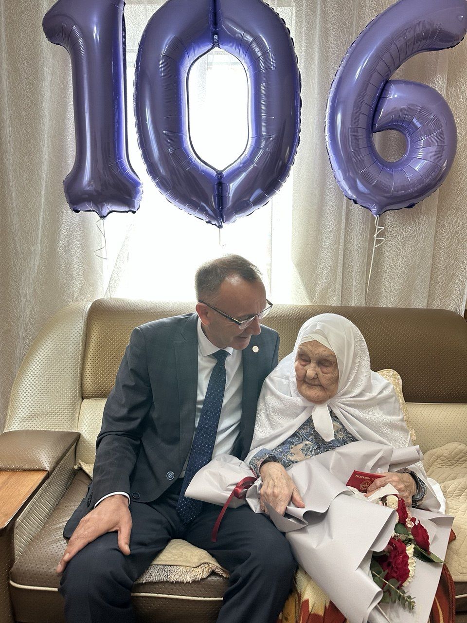 Долгожительница из Ютазов  Мухтарама Хайртдинова  встретила 106-ю весну