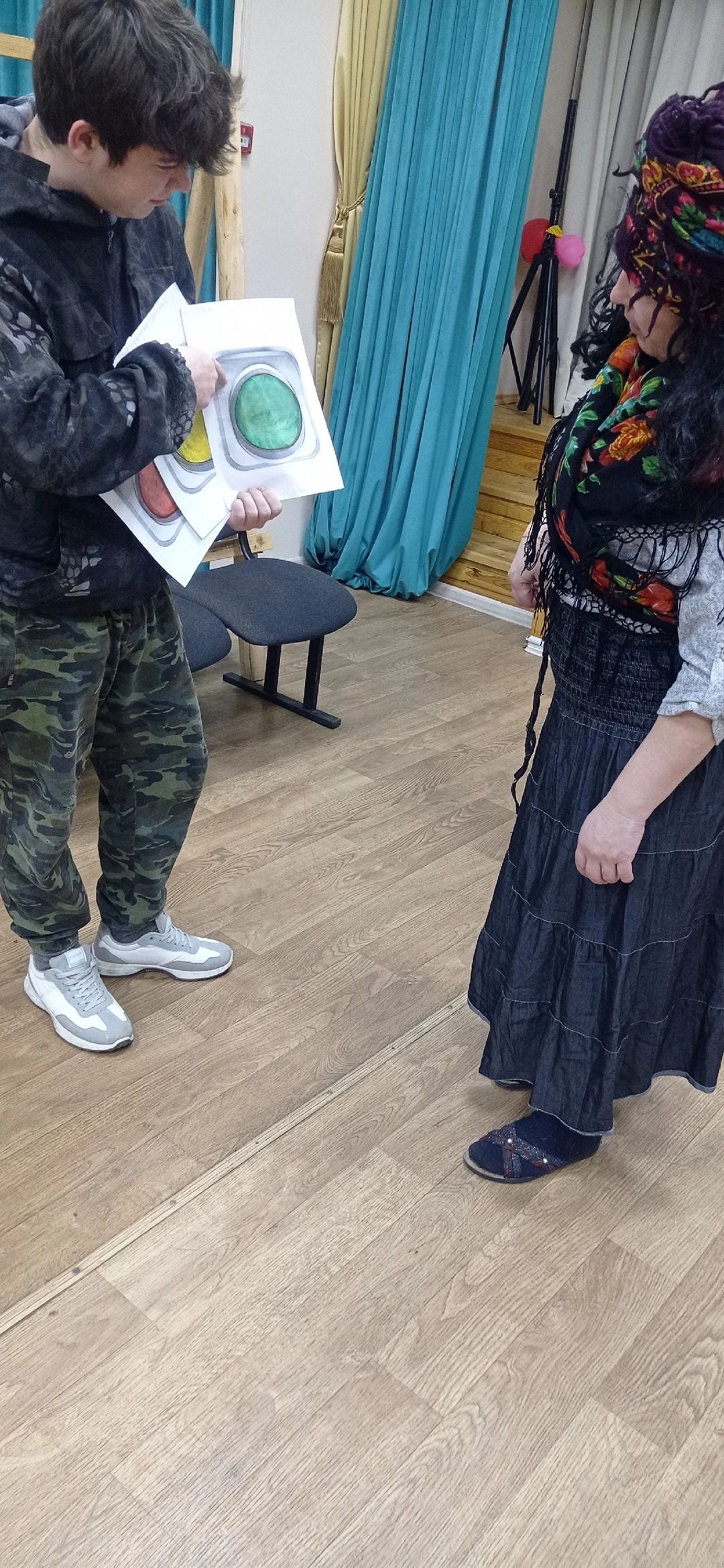 В Байряки-Тамакском СДК прошла познавательно-игровая программа «Как Баба-Яга ПДД учила»