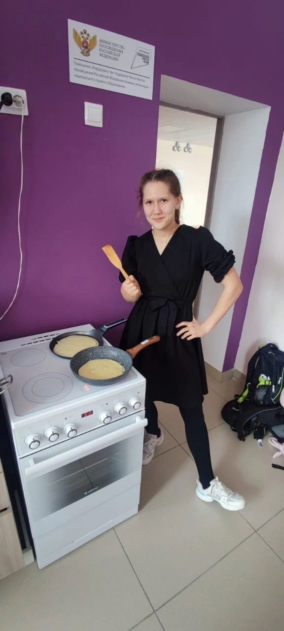 Учащиеся Дымтамакской школы умеют готовить блины