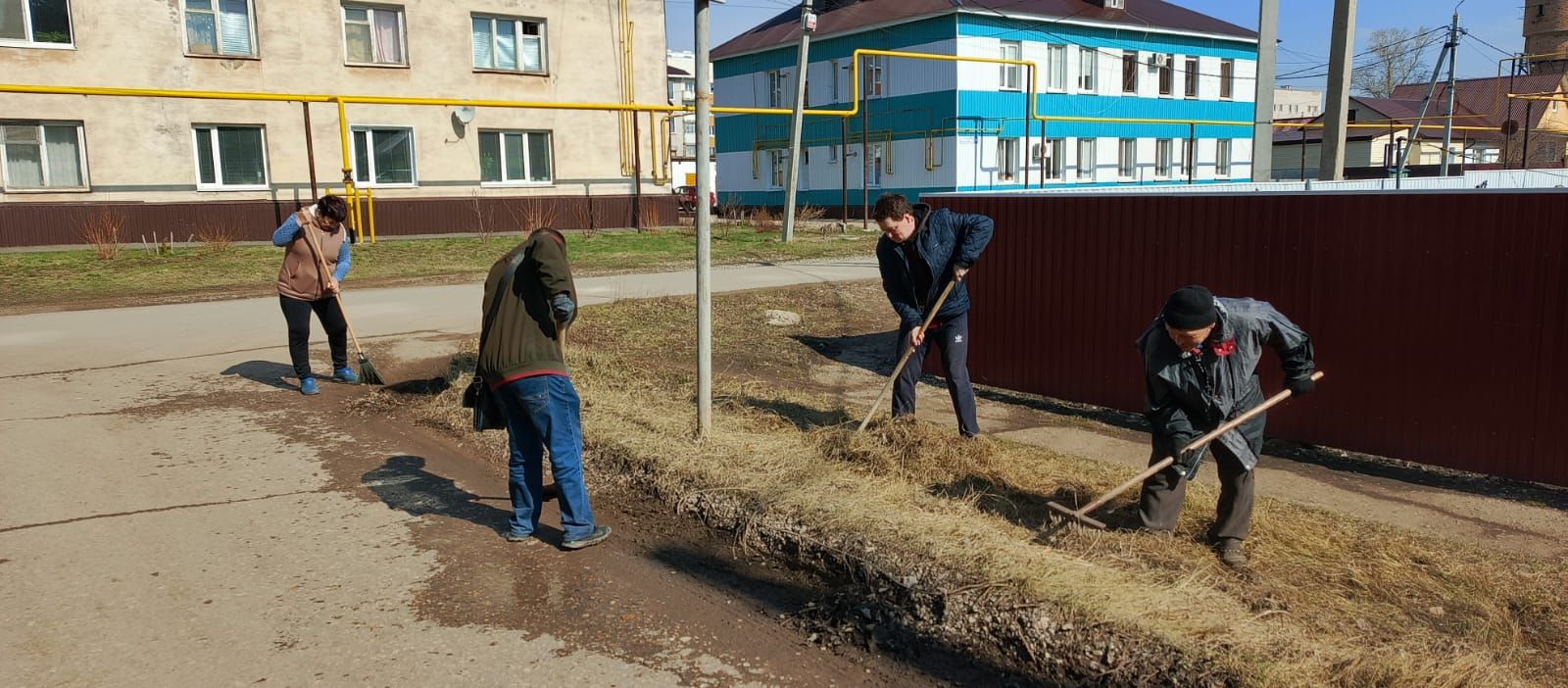 Активное участие Общества инвалидов в субботнике поселка Уруссу