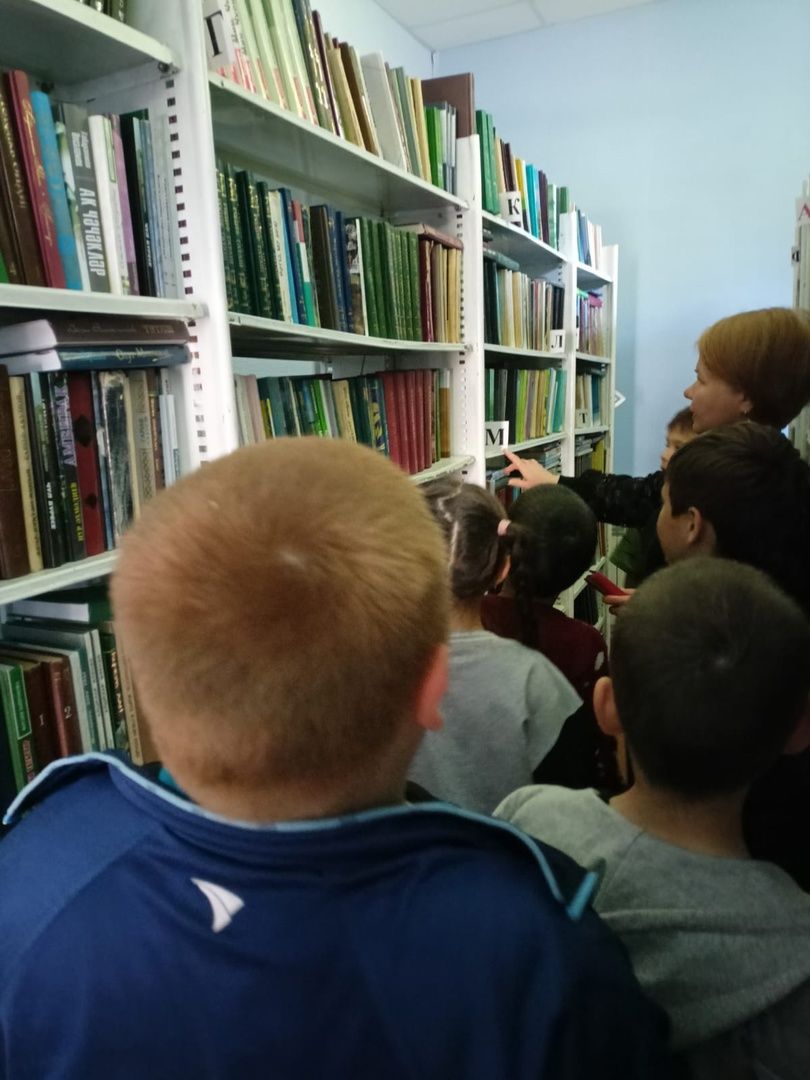 Библиотечный час для детей в Байрякинской библиотеке