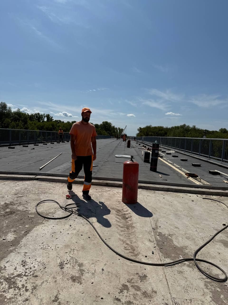 Мост между Башкортостаном и Татарстаном готовится к асфальтированию