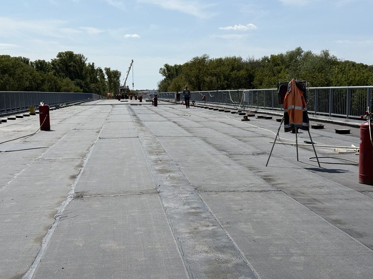 Мост между Башкортостаном и Татарстаном готовится к асфальтированию