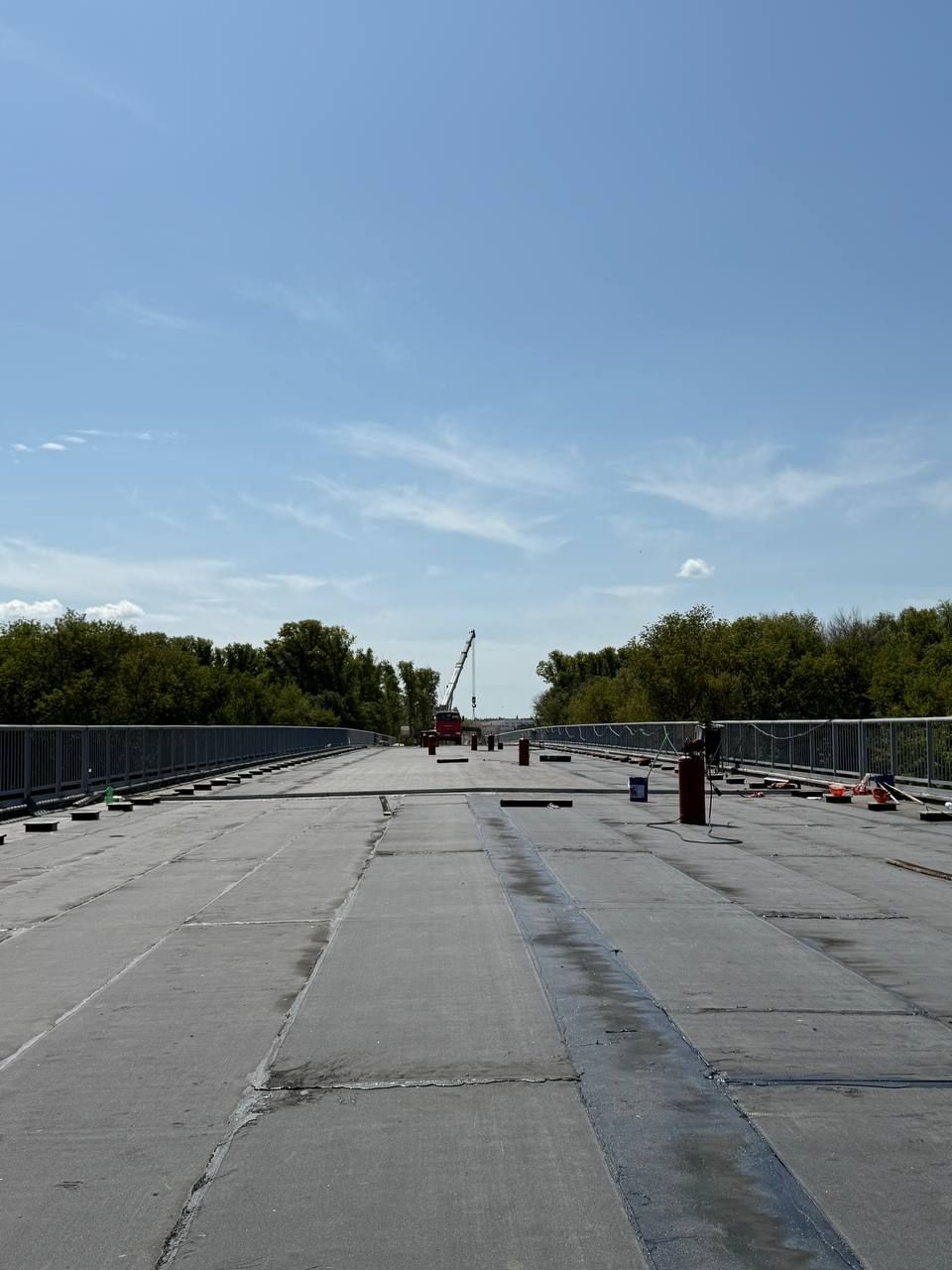 Мост между Башкортостаном и Татарстаном готовится к асфальтированию