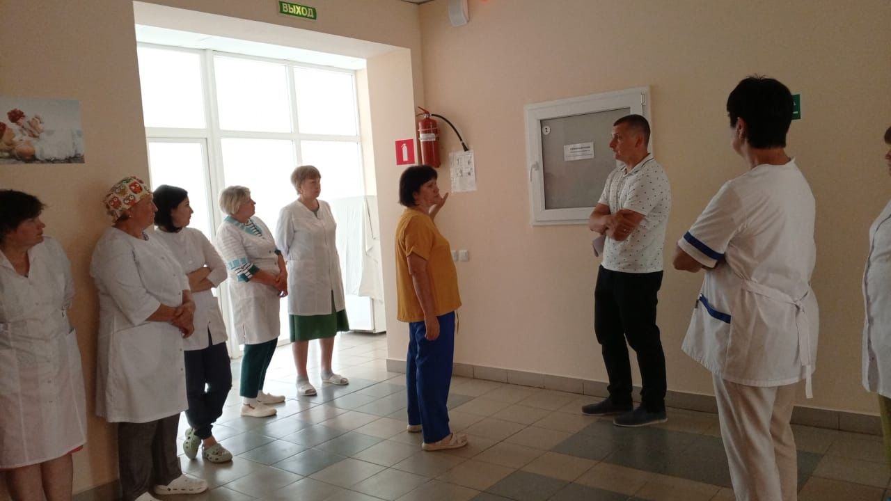 Учебные тренировки в Уруссинской ЦРБ