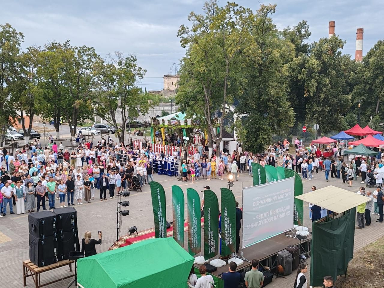 Сегодня в Уруссу прошел фестиваль добрососедства