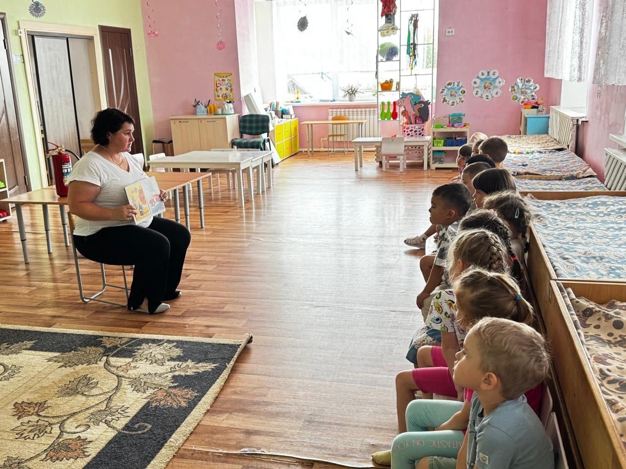 В Уруссинском детском саду №5 прошло важное занятие по пожарной безопасности