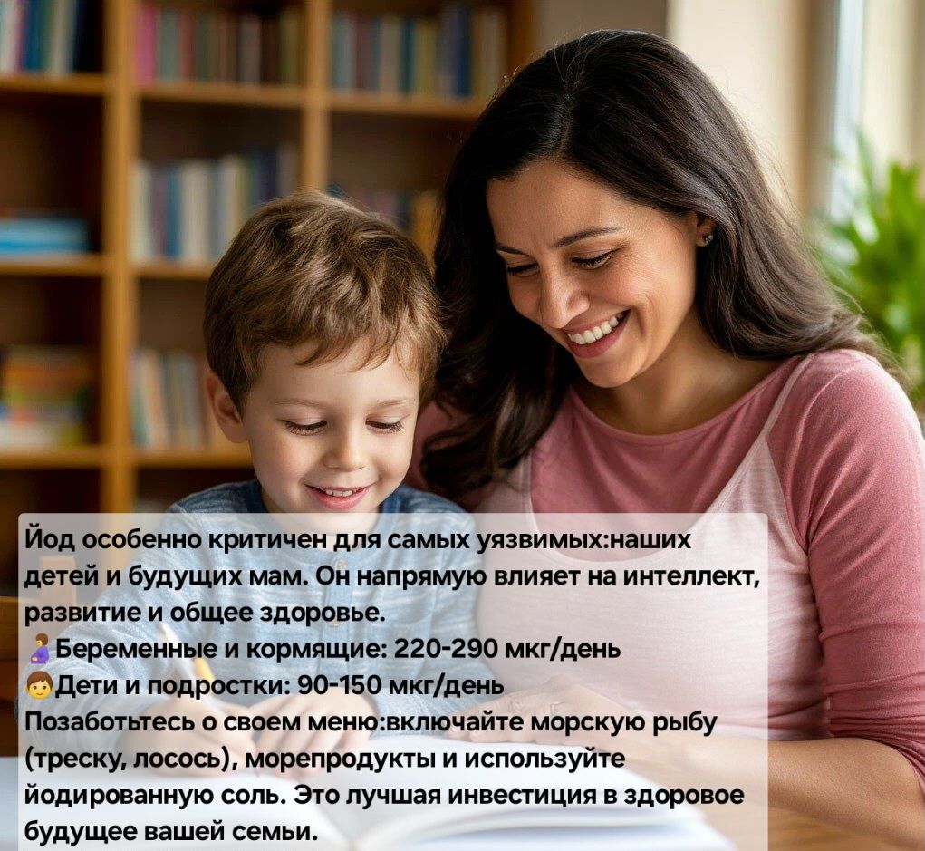 Йододефицит в России: почему это важно и как защитить себя и свою семью