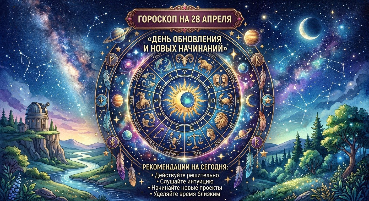 Гороскоп на 28 апреля: что приготовили звёзды