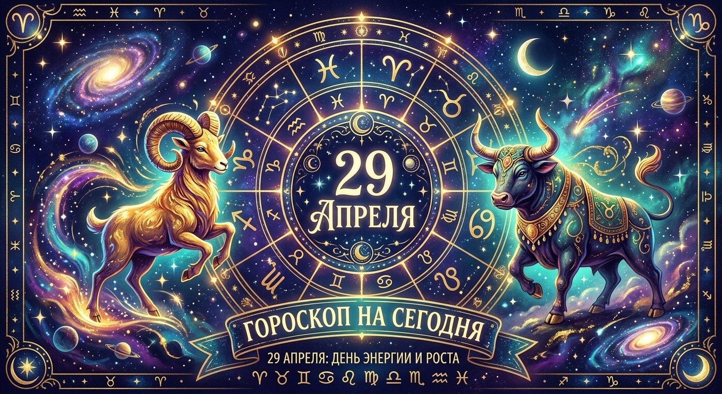 Гороскоп на 29 апреля: день возможностей и неожиданных поворотов