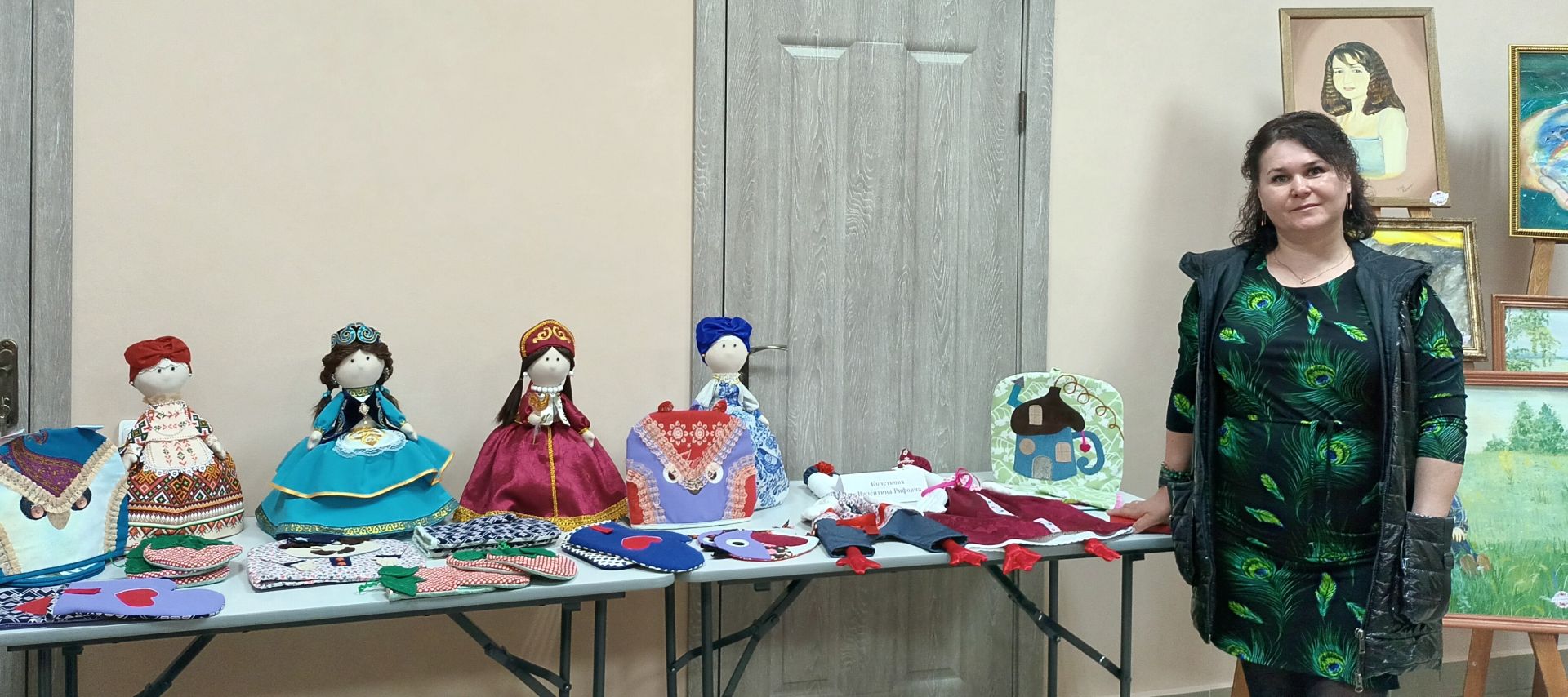 В Ютазинском районе открылась выставка «Чудеса рукотворные»