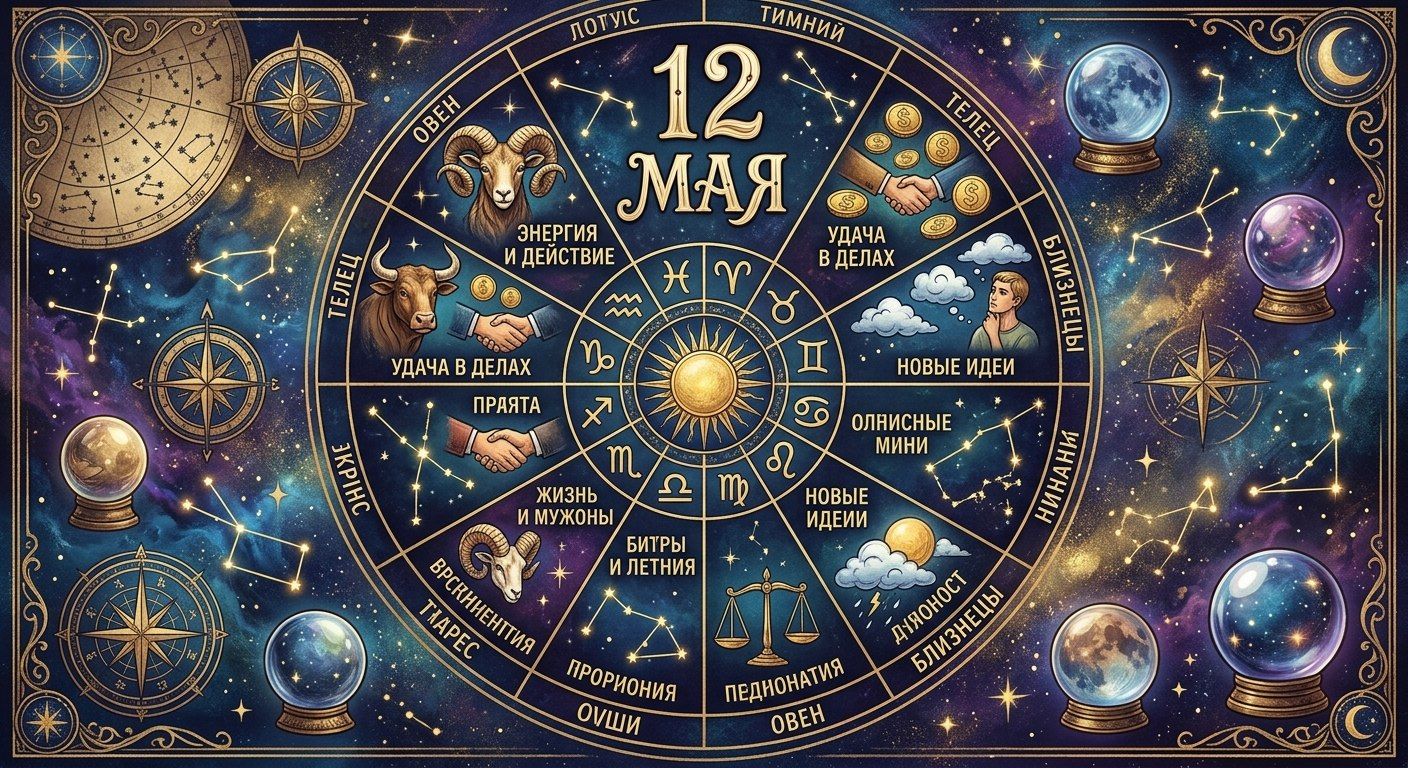 Гороскоп на 12 мая: день возможностей и тонких решений