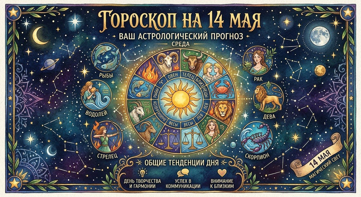 Гороскоп на 14 мая
