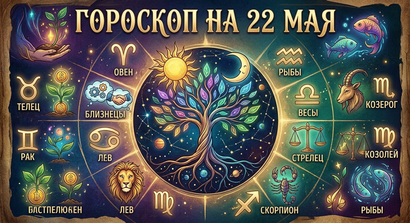 Гороскоп на 22 мая: день новых возможностей