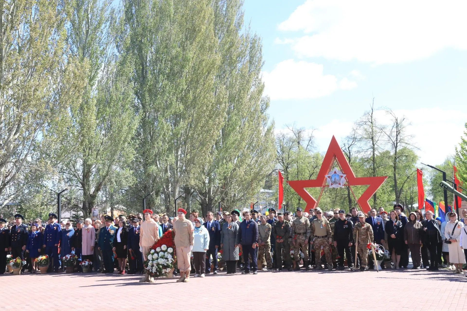 Бессмертный строй Победы – в Уруссу