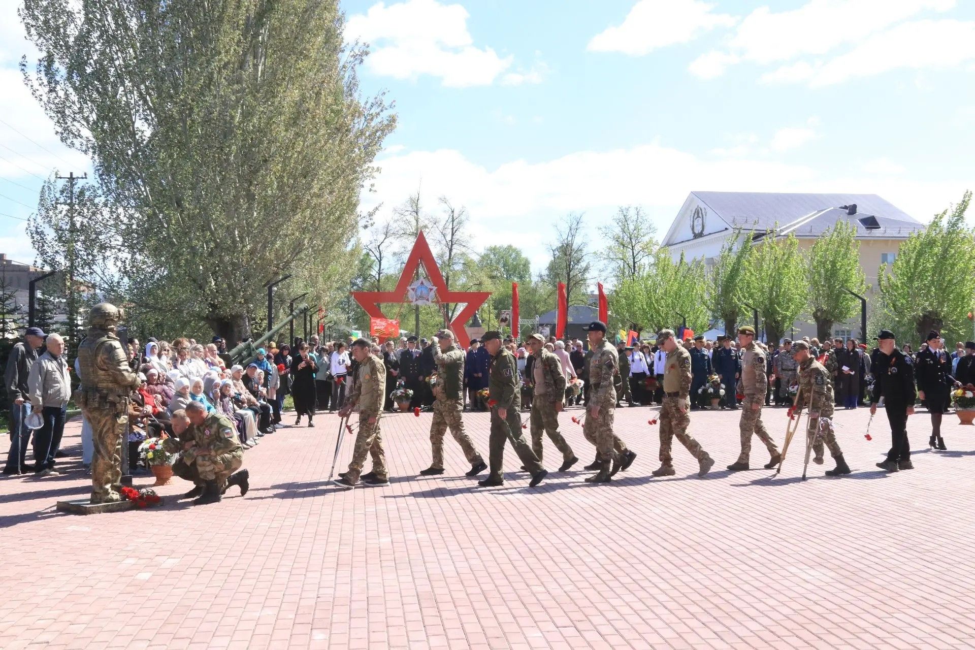 Бессмертный строй Победы – в Уруссу