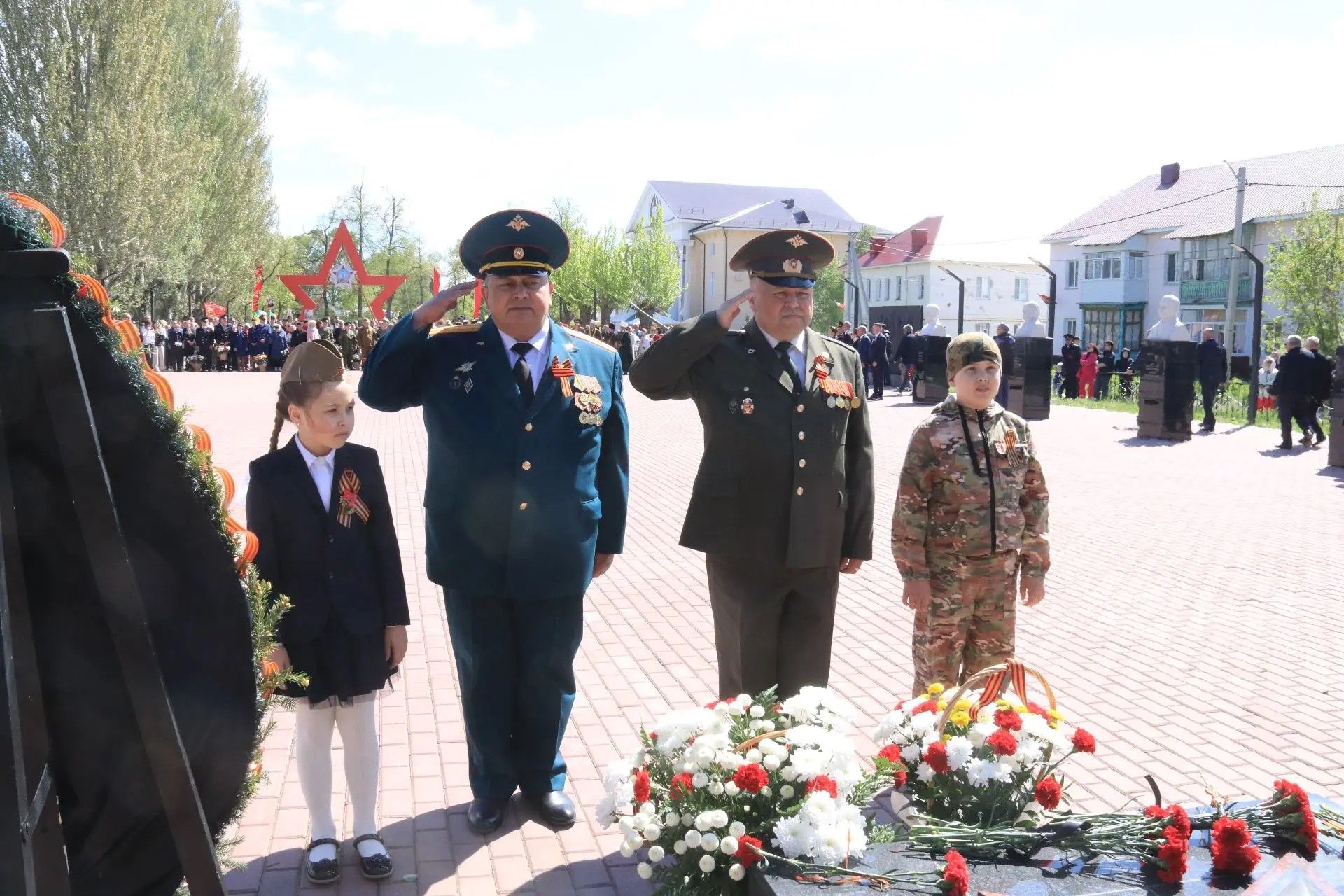 Бессмертный строй Победы – в Уруссу