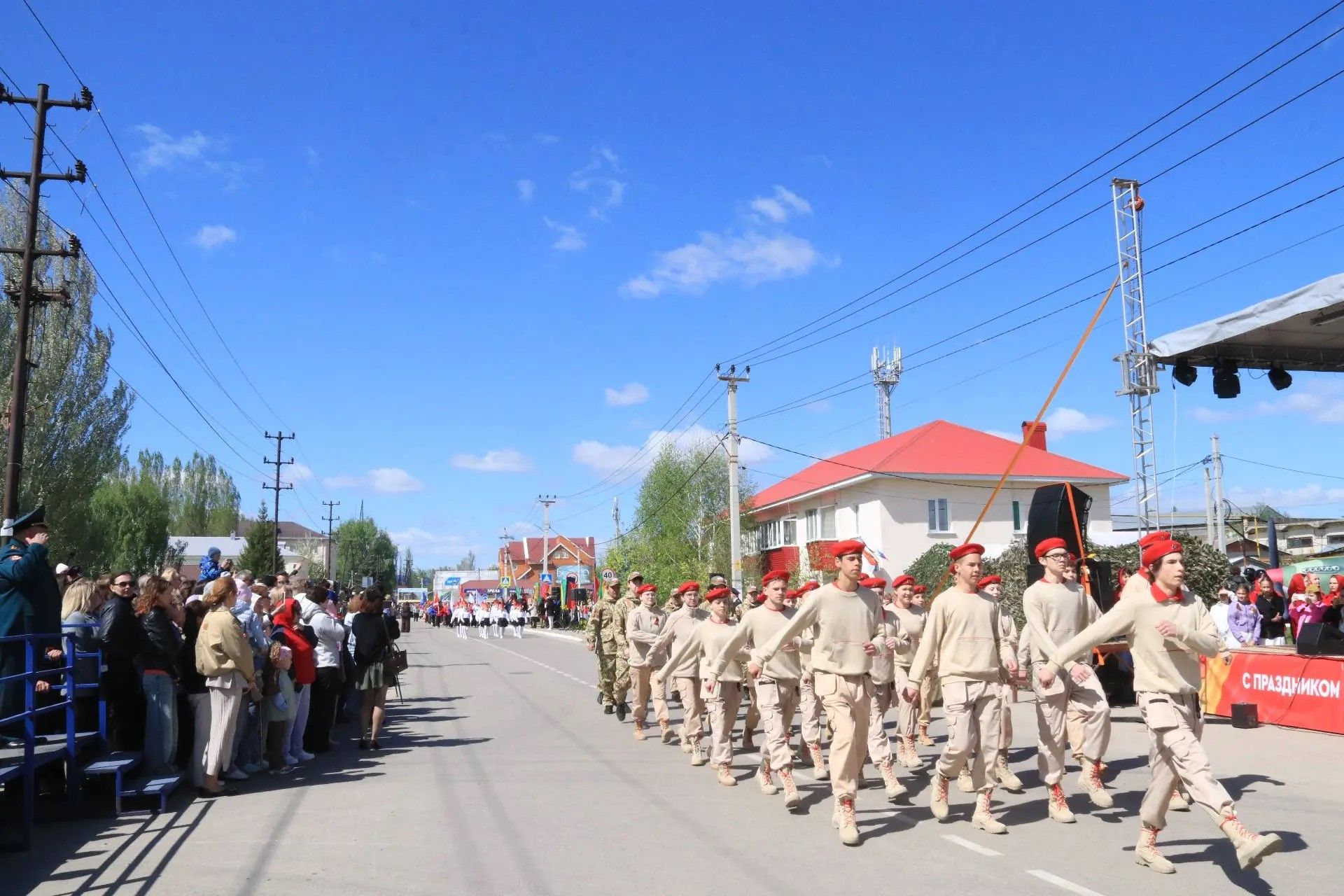 Бессмертный строй Победы – в Уруссу