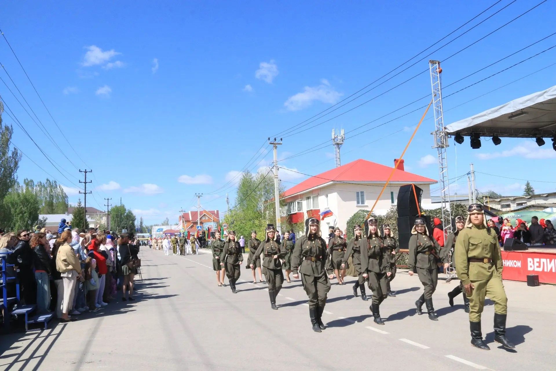 Бессмертный строй Победы – в Уруссу
