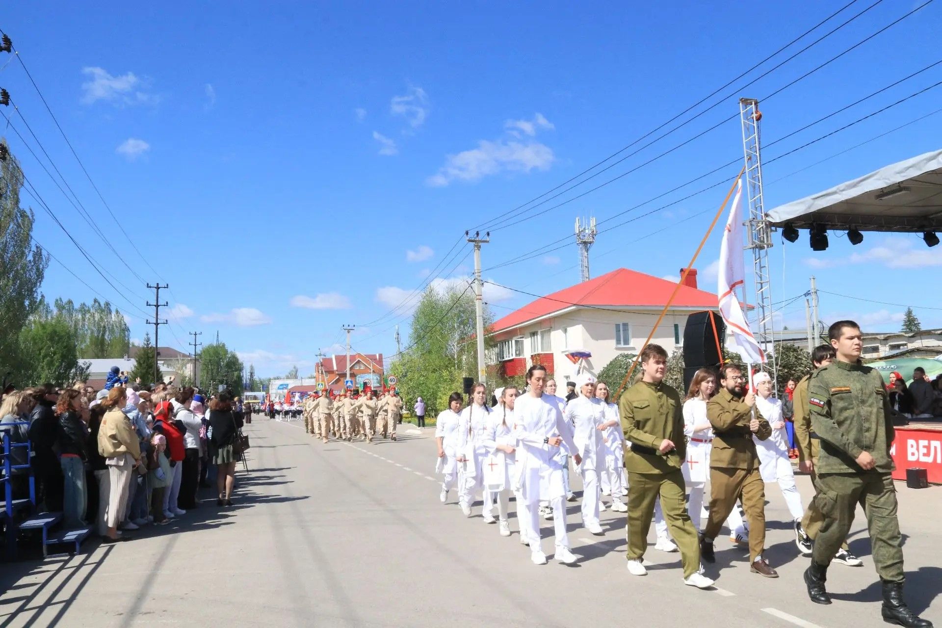 Бессмертный строй Победы – в Уруссу