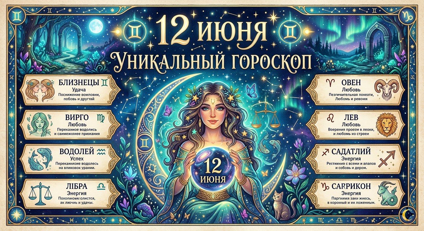 Гороскоп на 12 июня