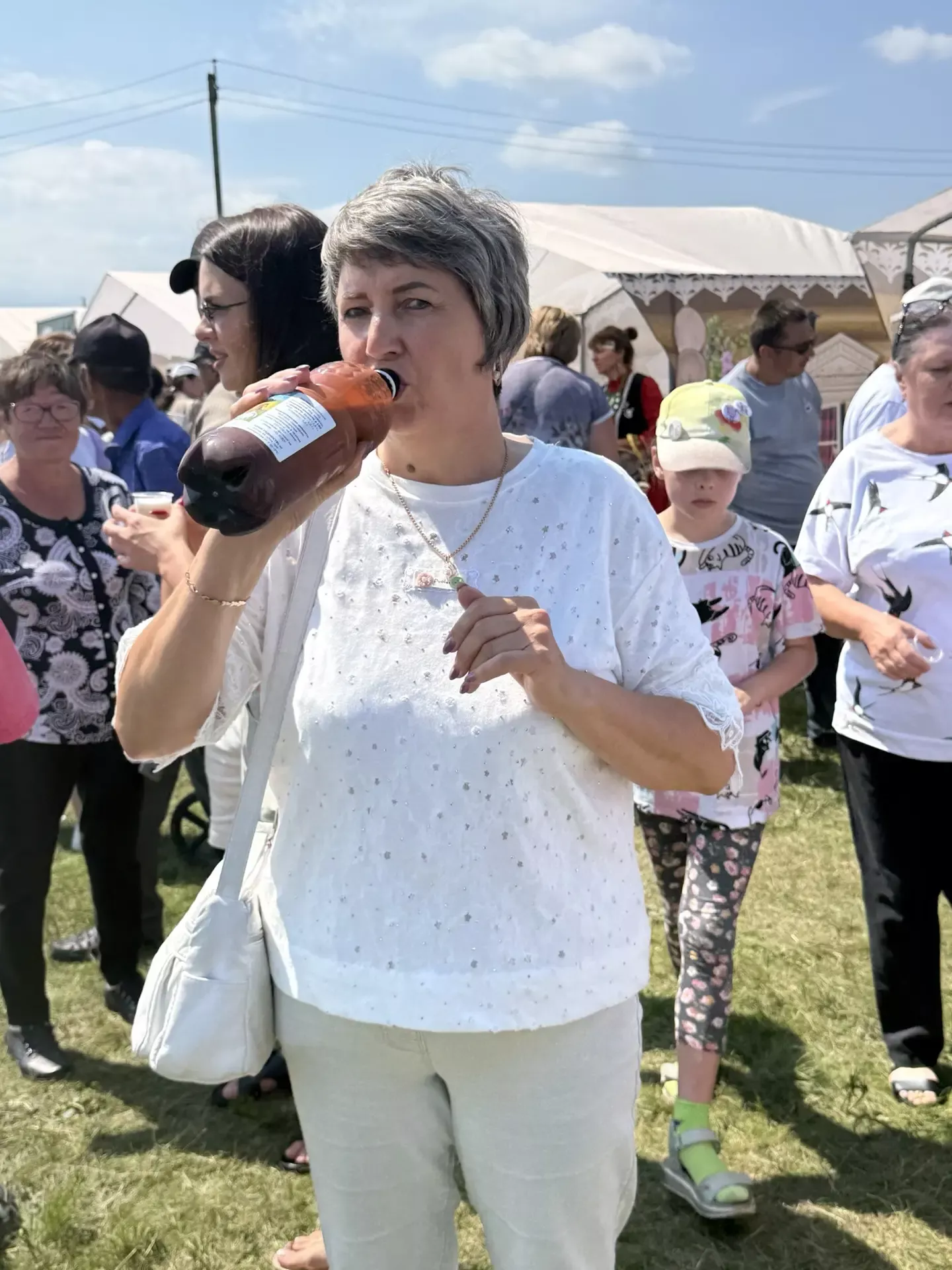 Кумыс в этот день пробовали все и мы тоже