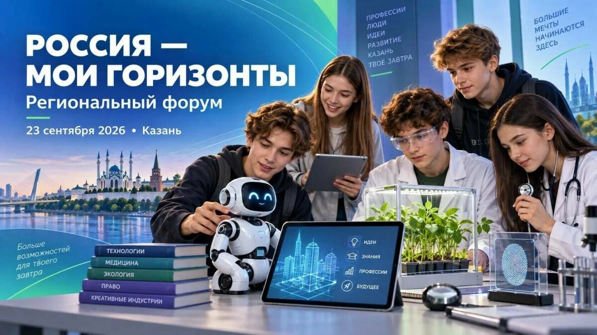 Форум «Россия – мои горизонты» пройдет в Казани 23 сентября