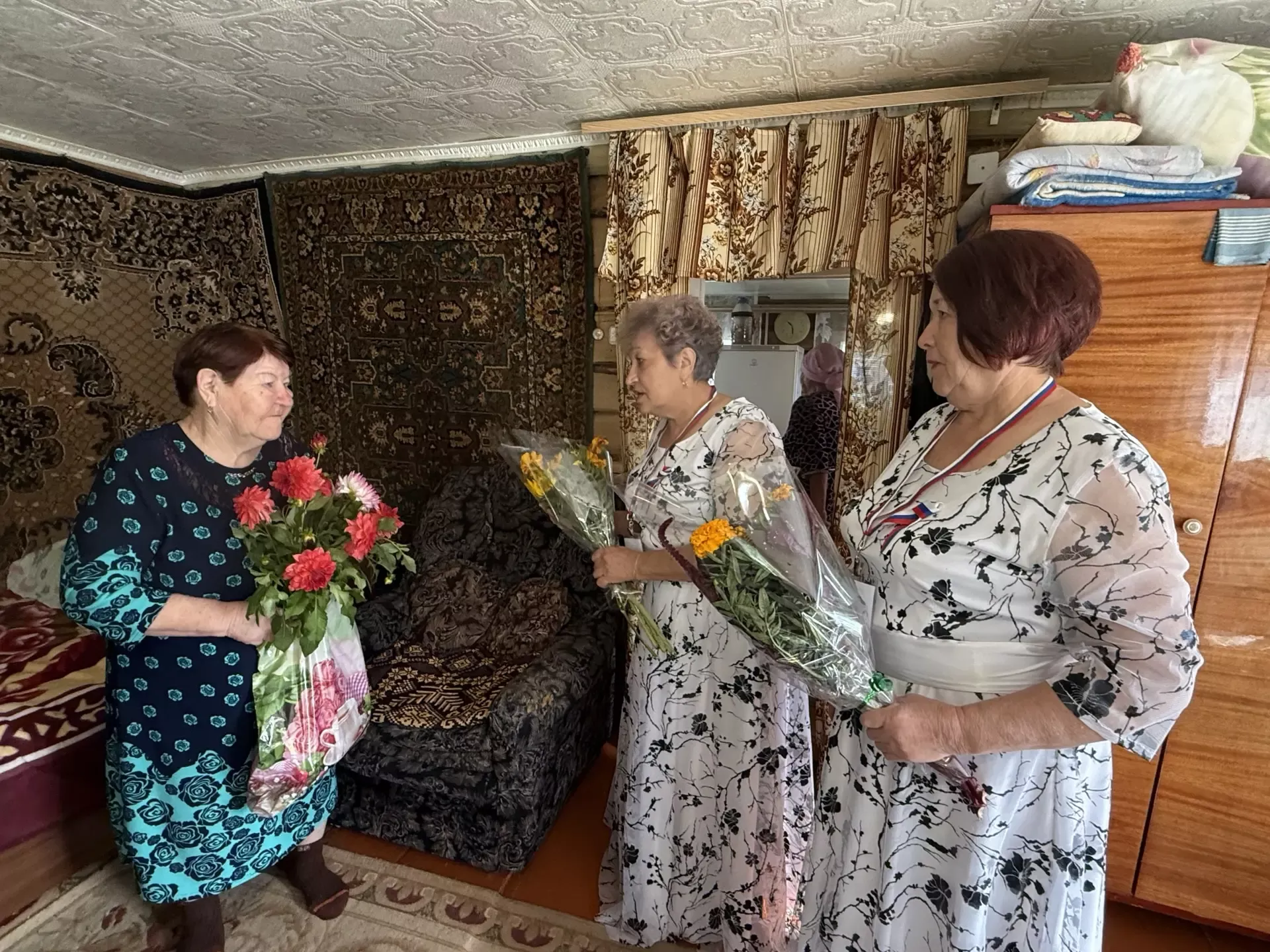 Бәйрәкә-Тамактан Рәфига Әюпова үзенең 80 яшьле юбилее көнне тавыш бирде