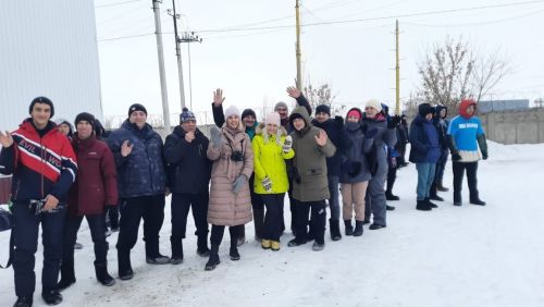 В Уруссу прошел веселый турнир - футбол в валенках