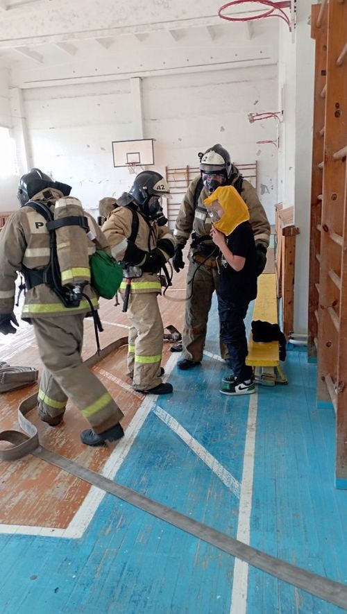 Всероссийские штабные учения по гражданской обороне состоялись сегодня в Уруссу на территории СОШ №2