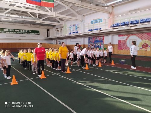 Детсадовцы поучаствовали в эстафете