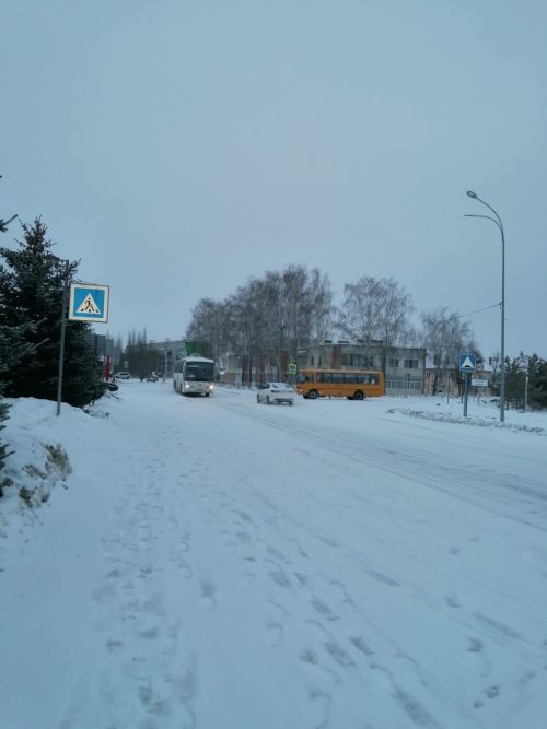 Уруссинцы и снегоуборочная техника дождались снега