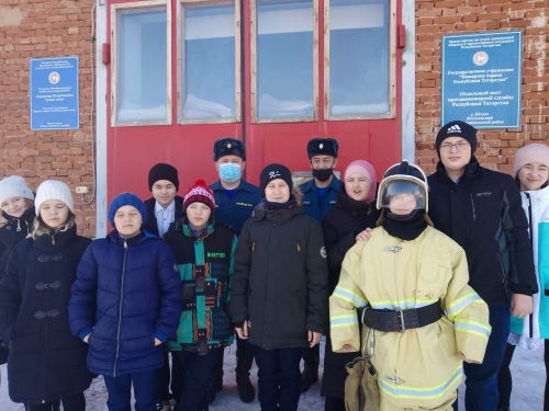 Активисты дружины юных пожарных посетили ГУ «Пожарная охрана»