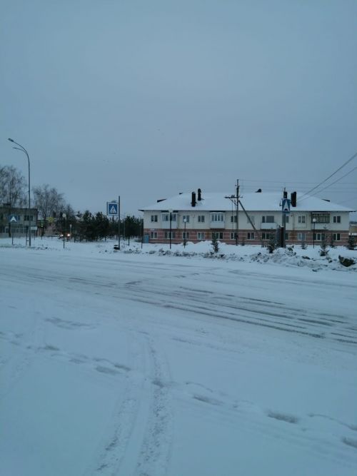 Уруссинцы и снегоуборочная техника дождались снега