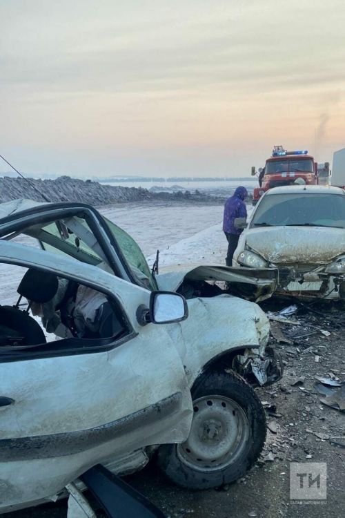 В Татарстане в массовом ДТП 1 человек погиб и 1 пострадал