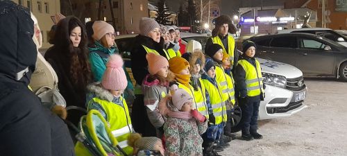 В Уруссу проведен рейд на проверку светоотражающих элементов